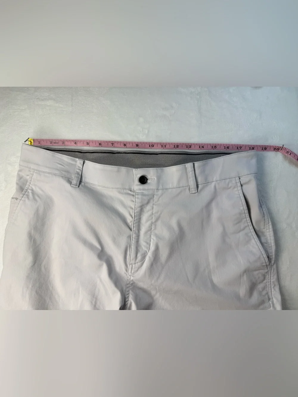 Nike Dri-FIT UV Golf Chino Pants Standard Fit 36x30 Light Gray Performance